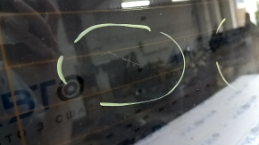 Toyota Camry V55 rear window scratches