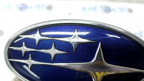 Subaru Outback 1920 tailgate emblem, chrome inside, scratches