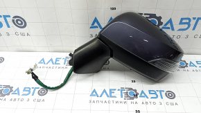 Left side mirror assembly for Subaru Outback 15-17, 13 pins, BSM, turn signal, heated, graphite