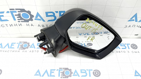 Right side mirror assembly for Subaru Outback 15-17, 13 pins, BSM, turn signal, heated, graphite