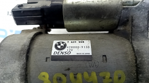 BMW X5 F15 14-18 N55 starter, water damage, solenoid works, doesn't turn, for parts