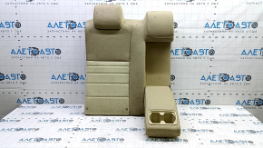 Rear seat, 2nd row, upper right side, Toyota Camry v55 15-17 USA, beige cloth with armrest, for cleaning