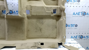 Rear floor covering for Toyota Camry v55 15-17 USA beige, dry cleanable