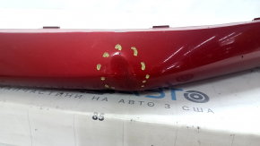 Front bumper bare Toyota Prius 50 16-18 red 3T7, dented, scratches, sand, chips, scuffed