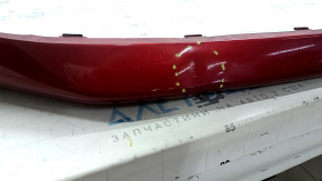 Front bumper bare Toyota Prius 50 16-18 red 3T7, dented, scratches, sand, chips, scuffed