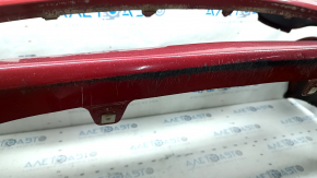 Front bumper bare Toyota Prius 50 16-18 red 3T7, dented, scratches, sand, chips, scuffed