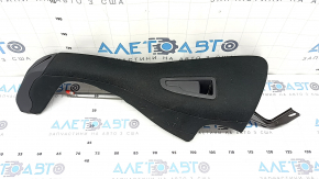 Left rear seat side trim for Subaru Outback 15-19, black cloth, needs cleaning, scratches