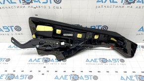 Left rear seat side trim for Subaru Outback 15-19, black cloth, needs cleaning, scratches