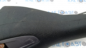 Left rear seat side trim for Subaru Outback 15-19, black cloth, needs cleaning, scratches