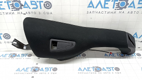 Right side rear seat trim for Subaru Outback 15-19, black cloth, needs cleaning, scratches
