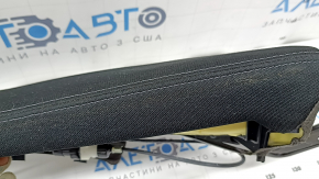 Right side rear seat trim for Subaru Outback 15-19, black cloth, needs cleaning, scratches