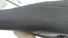 Right side rear seat trim for Subaru Outback 15-19, black cloth, needs cleaning, scratches