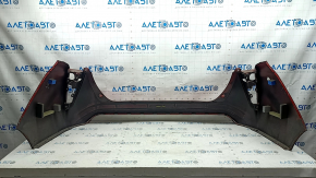 Bare rear bumper for Toyota Prius 50 16-18 without parking sensors, red 3T7, scratches, broken fasteners, scratches