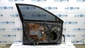 Front left door assembly for Toyota Camry v55 15-17 USA, graphite 1H1, keyless, molding bumpers