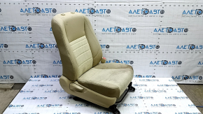 Passenger seat Toyota Camry v55 15-17 usa without airbag, LE, manual, beige cloth, dry cleanable