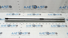 Left trunk organizer guide rail for BMW X5 F15 14-18 black for 2 rows
