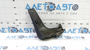 The front left mudguard for a Kia Niro 17-18 HEV (PHEV) is dented, worn, and cracked.