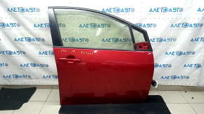 Front right door assembly for Toyota Prius 50 16-18 keyless, red 3T7, bump, scratches