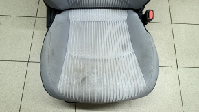 Passenger seat for Toyota Prius 50 16-18 without airbag, manual, black and gray cloth, dry cleanable