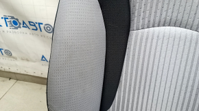 Passenger seat for Toyota Prius 50 16-18 without airbag, manual, black and gray cloth, dry cleanable