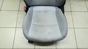 Driver's seat for Toyota Prius 50 16-18 without airbag, mechanical, black and gray cloth, dry cleanable, worn