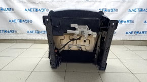 Driver's seat for Toyota Prius 50 16-18 without airbag, mechanical, black and gray cloth, dry cleanable, worn