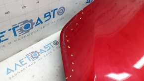 The door is bare, rear right, Toyota Prius 50 16-18, red 3T7, dented, bumps