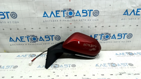 Left side mirror assembly for Toyota Prius 50 16-20, 5 pins, red