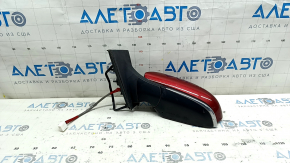 Left side mirror assembly for Toyota Prius 50 16-20, 5 pins, red