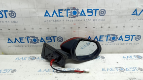 Right side mirror assembly for Toyota Prius 50 16-20, 5 pins, red, scratches