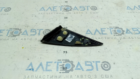 Rear left roof trim for Toyota Prius 50 16-22, gloss black, broken mount