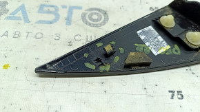 Rear right roof trim for Toyota Prius 50 16-22, gloss black, broken mount