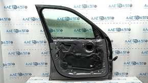 Front left door assembly BMW X5 F15 14-18 keyless, graphite A52M, bumps, scratches on the molding
