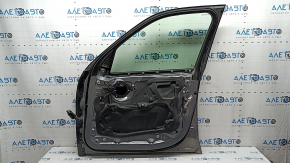 Front right door assembly for BMW X5 F15 14-18 keyless, graphite A52M, dents, bumps