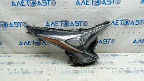 Toyota Prius 50 16-18 LED front right headlight, broken connector mount
