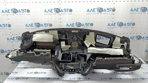 BMW X5 F15 14-18 black Dakota leather dashboard without airbag, scratches, under projection