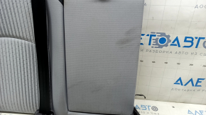 Right rear seat backrest for Toyota Prius 50 16-18, gray cloth, with armrest and belt, dry-cleanable