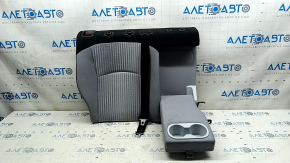 Right rear seat backrest for Toyota Prius 50 16-18, gray cloth, with armrest and belt, dry-cleanable