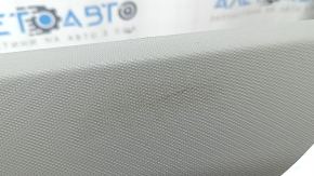 BMW X5 F15 14-18 rear right pillar trim, gray GRAU for 2 rows, premium audio, scratches, speaker mesh dent, needs cleaning