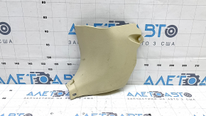 Toyota Camry V55 15-17 USA lower left front pillar trim, beige, worn