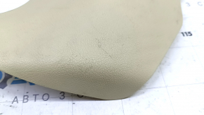 Toyota Camry V55 15-17 USA lower left front pillar trim, beige, worn
