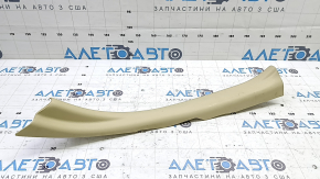 Rear left inner door sill trim for Toyota Camry v55 15-17 USA, beige, scratches
