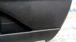 Front right door panel for Toyota Prius 50 16-22, black with gray insert, with armrest, scratches, dry-cleanable