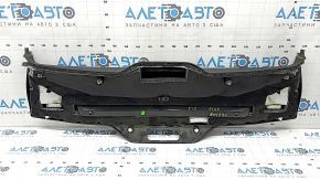 BMW X5 F15 14-18 black upper rear door trim with plugs and lighting, scratches