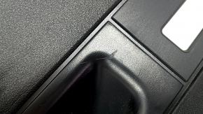 BMW X5 F15 14-18 black upper rear door trim with plugs and lighting, scratches