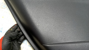 Door trim panel, rear left, Toyota Prius 50 16-22, black with gray insert, with armrest, scratches