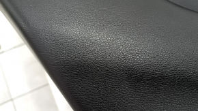Door trim card rear left BMW X5 F15 14-18 leather black Dakota without curtain, Harman Kardon, insert and armrest black leather, molding under the tree, with backlight and handle, scratches, tears, no