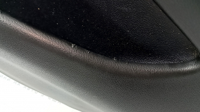 Door trim card rear right BMW X5 F15 14-18 leather black Dakota without curtain, Harman Kardon, insert and armrest black leather, molding under the tree, with backlight and handle, scratches, tears, a