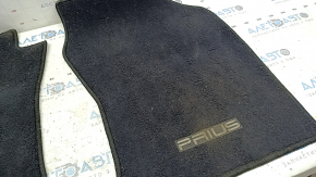 Set of floor mats for Toyota Prius 50 16-22, black, dry-cleanable