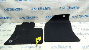 Set of floor mats for Toyota Prius 50 16-22, black, dry-cleanable